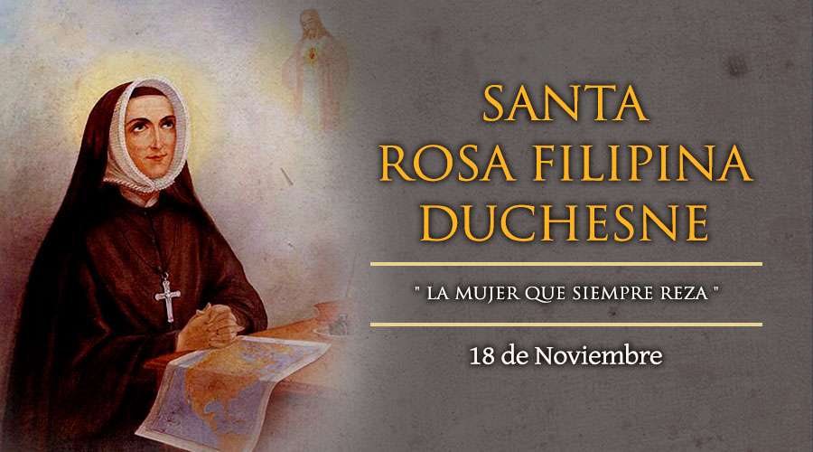 SCElValle's tweet photo. Hoy #18N celebramos la festividad de #StaRosaFilipinaDuchesne, maestra de vida, #libre y #liberadora.
En este curso vamos a mirar y aprender de su libertad interior para soñar, atravesar fronteras y afrontar dificultades con valor.
#LibresParaAmarYSoñar https://t.co/BUy5iXzW03