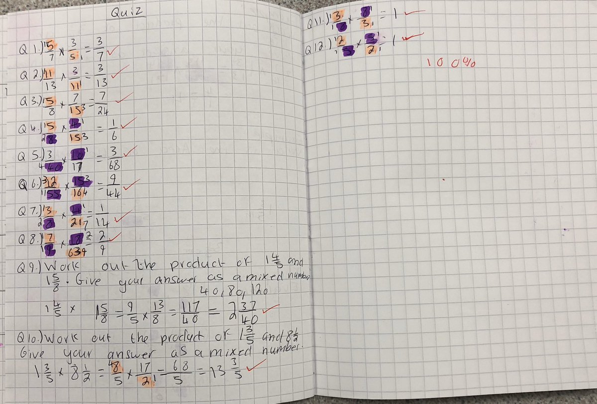 mrsshahmaths's tweet photo. PSA @acc_academy students!  @hegartymaths #homework is due in tonight at 9pm. Make sure #presentation is #perfect! Here are some amazing example! 7L2 working on #highestcommonfactor 8R1 some amazing #solvingequations 8L3 smashing #multiplyingfractions https://t.co/YhTqjJSP02