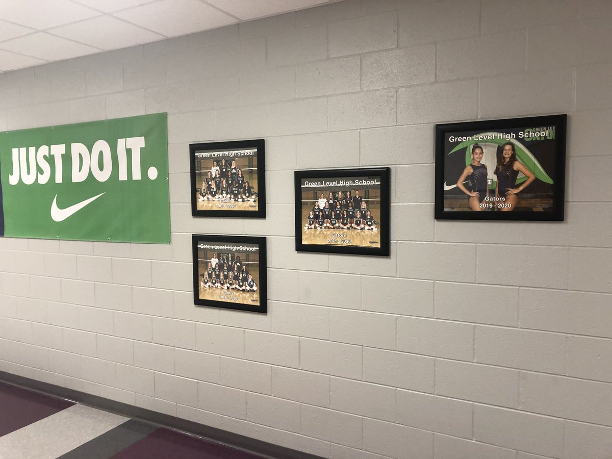 New Team Photos Look Great On The Athletics Hallway‼️