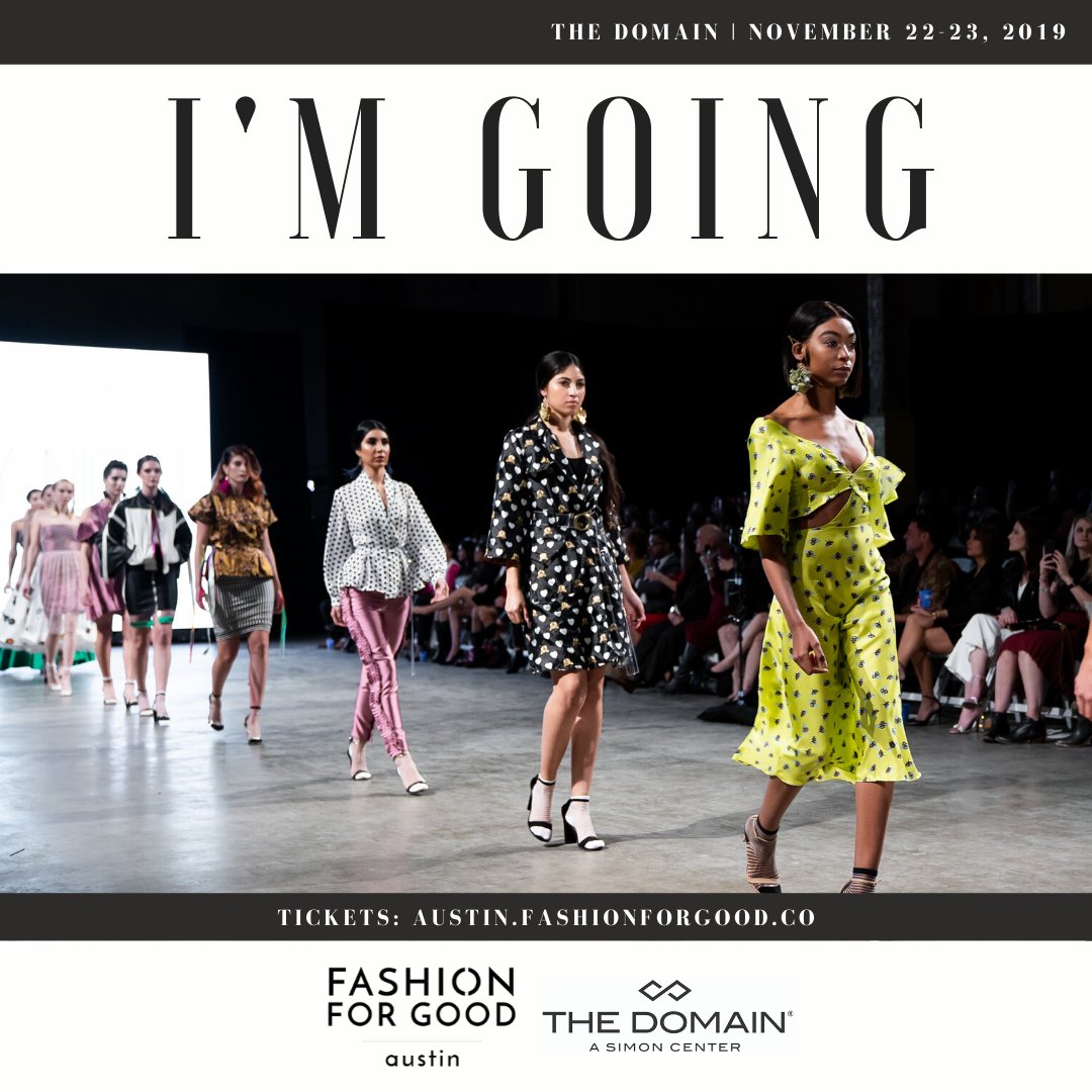 See you there! #TVStyleExpert #FashionStylist #GQInsider @fashforgood @TheDomainAustin