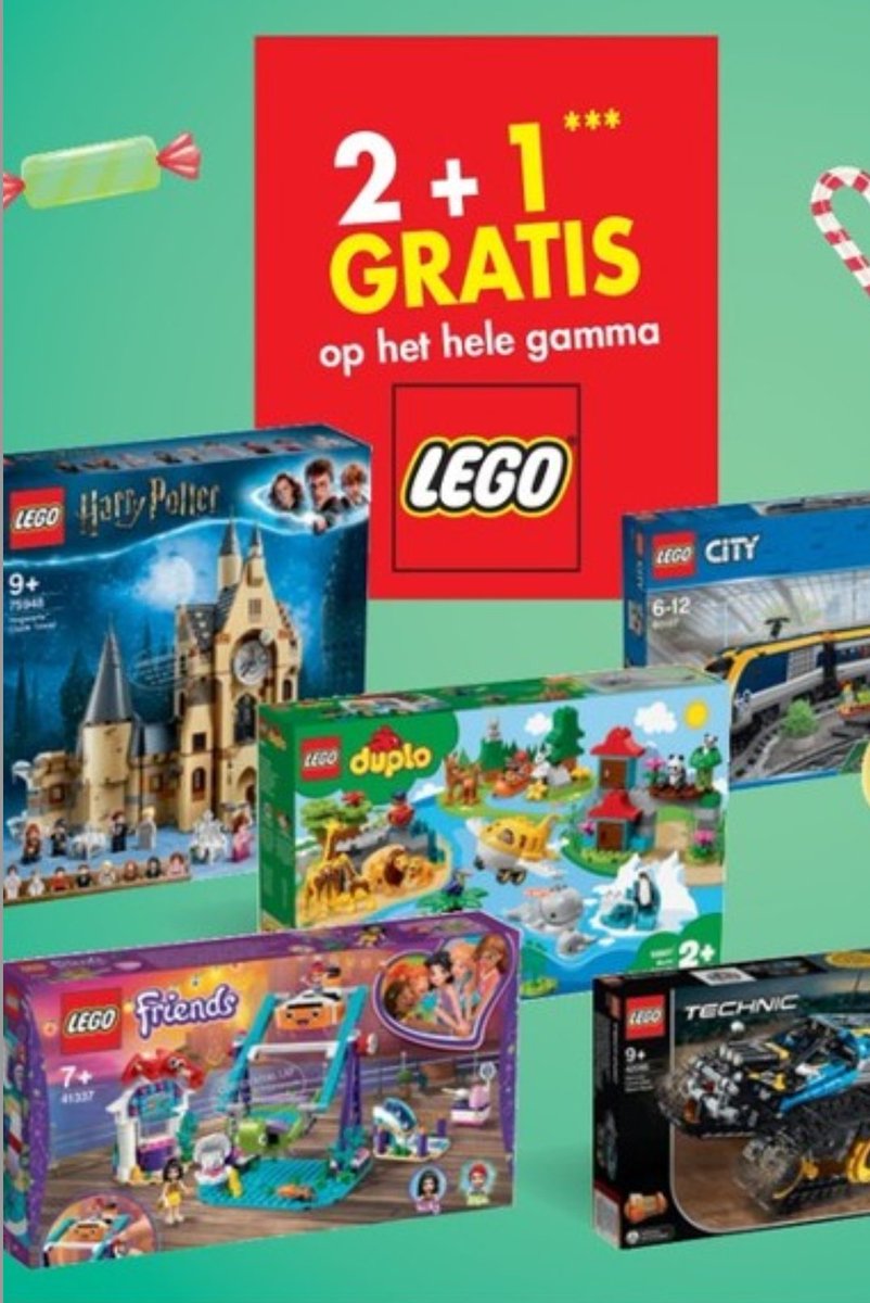 brickmine's tweet photo. It's the most wonderful time of the year bij #Carrefour. 2+1 (goedkoopste) gratis. Bij 3 identieke prijzen is dat wel 33,33% korting π±π± (van 20/11 tem 2/02) #CheapLego #Lego https://t.co/AIj93pwtyp