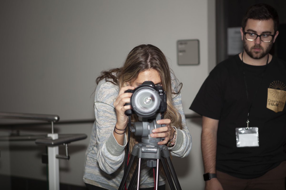 CreateAthonUSC's tweet image. Always in search of the perfect shot.  
#TeamNoSleep #CreateUofSC19