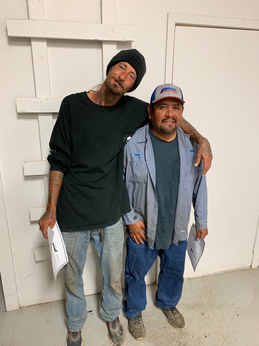Congratulations  🎉 👏👏👏 to our September 2019 Award Winners!! Jason Powell won our Employee of the Month 👷‍♂️ Award and Randy Botello won the Safety ⚠️👷🏽‍♂️ of the month Award!! #AwardWinners #WacoPaving