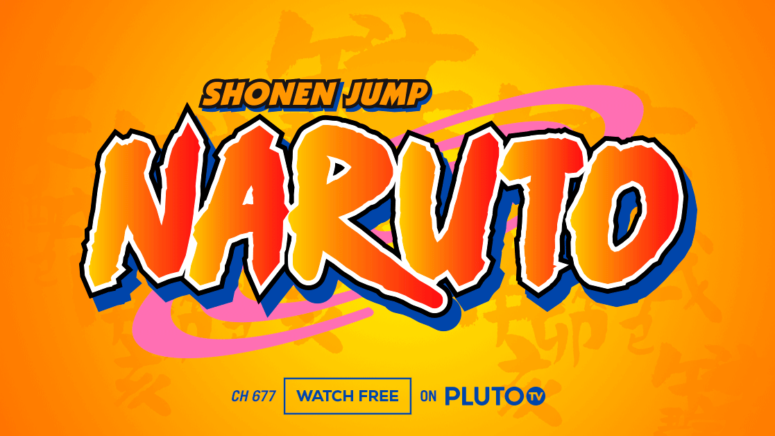 Naruto' está disponível gratuitamente no On Demand da Pluto TV