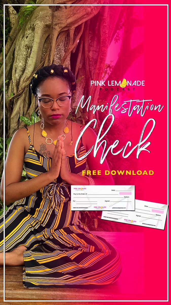 whitneylbarkley's tweet photo. Officially telling the universe to run me that check. 🍋💕

Visualize, write down, and claim what you want in life. It doesn’t matter if it’s for more money or peace of mind; you have to attract the thing you want through affirmations and action. DM me if you want a blank check! https://t.co/kiX5GVGwol