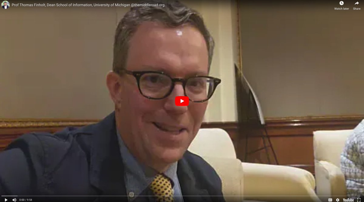 WATCH: <a href="/fordschool/">Gerald R. Ford School of Public Policy</a> alum Nishant Malhotra interviews <a href="/umsi/">School of Information</a> Dean <a href="/tfinholt/">Tom Finholt</a> at the <a href="/UMIndiaAlumni/">UM India Alumni</a> event in #Bangalore on November 8th. myumi.ch/NxegV
