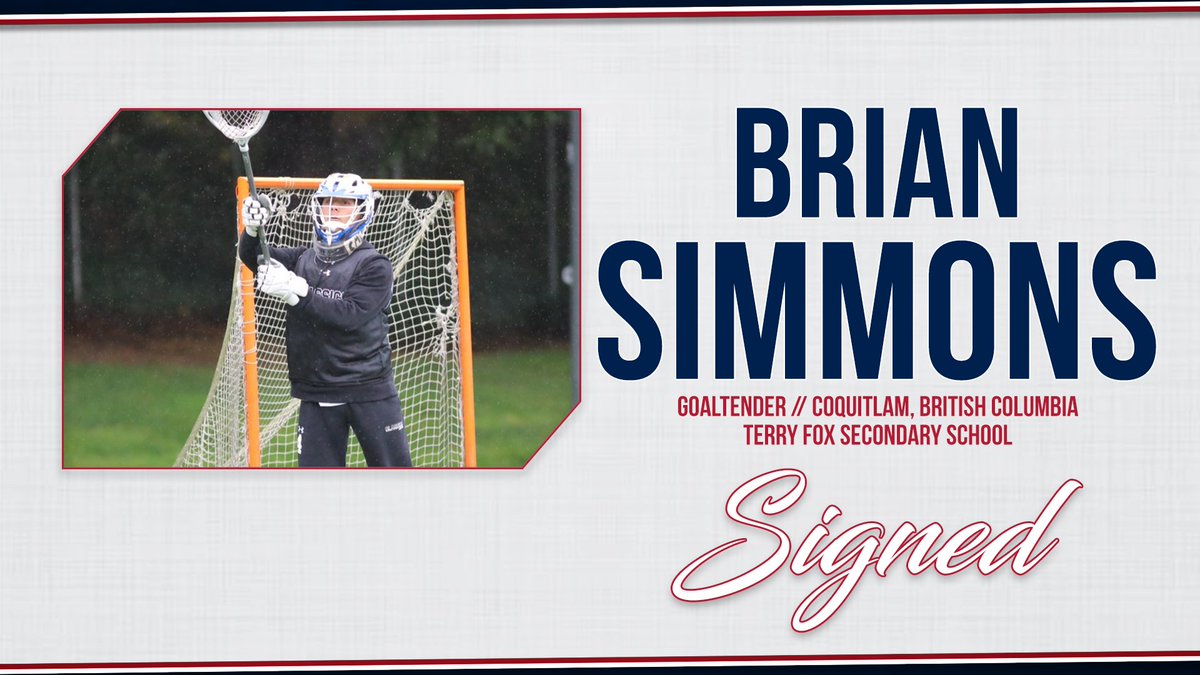 We're also excited to announce that Brian Simmons is joining the Colonial family! 👋

Brian adds to our pipeline north of the border and is a goaltender for Terry Fox Secondary School. 🇨🇦

#ColonialPride 🔵🥍🔴 #EarnItEveryDay