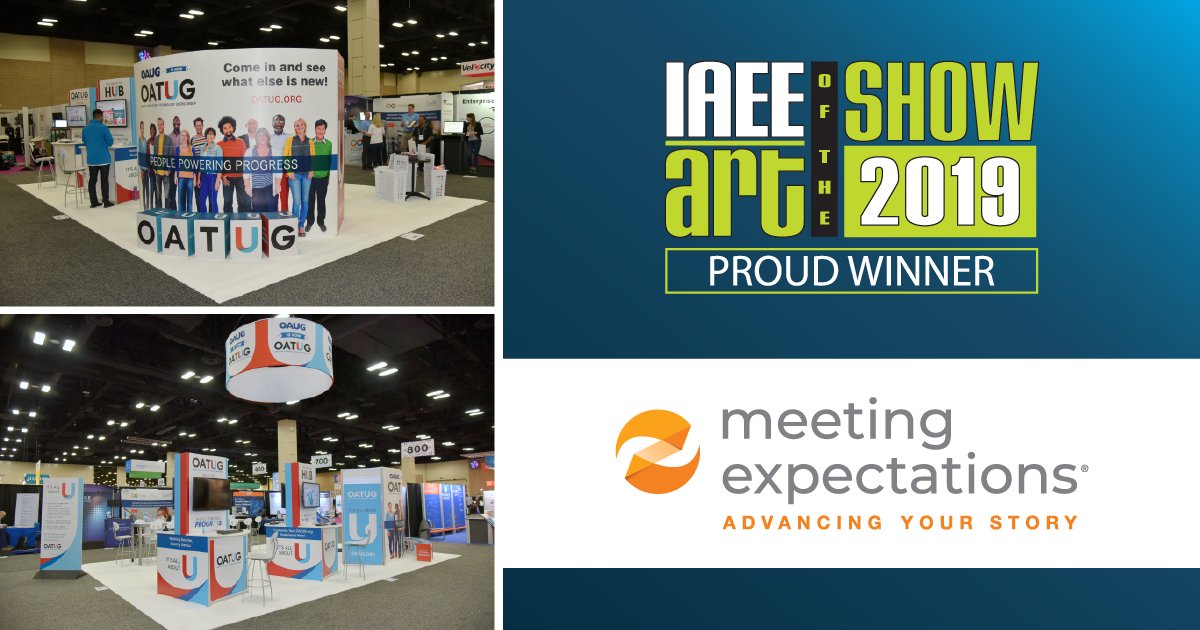 etherio_group's tweet photo. The Winning Streak Continues: We're honored receive a 2019 #ArtoftheShow from @IAEE_HQ. Learn how we created exceptional #engagement at @COLLAB_OATUG --> https://t.co/EIDnuUS4Qg https://t.co/47kiq1eRMn