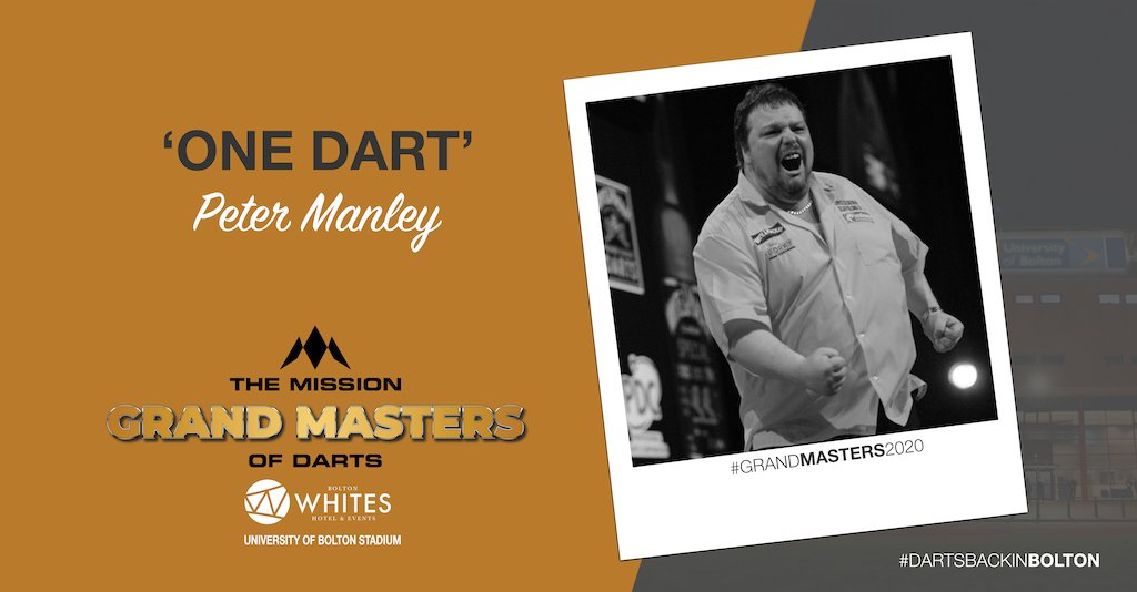 In the hope of retaining the #EricBristowMemorialCup our current #GRANDMASTERS champion will be defending his title.

'PETER MANLEY'
<a href="/onedart180/">Peter Manley</a> 
 
🗓 Friday 12th June 2020
🗺 @BoltonWhitesHtl 
🖥 grandmastersdarts.com

#GRANDMASTERS2020