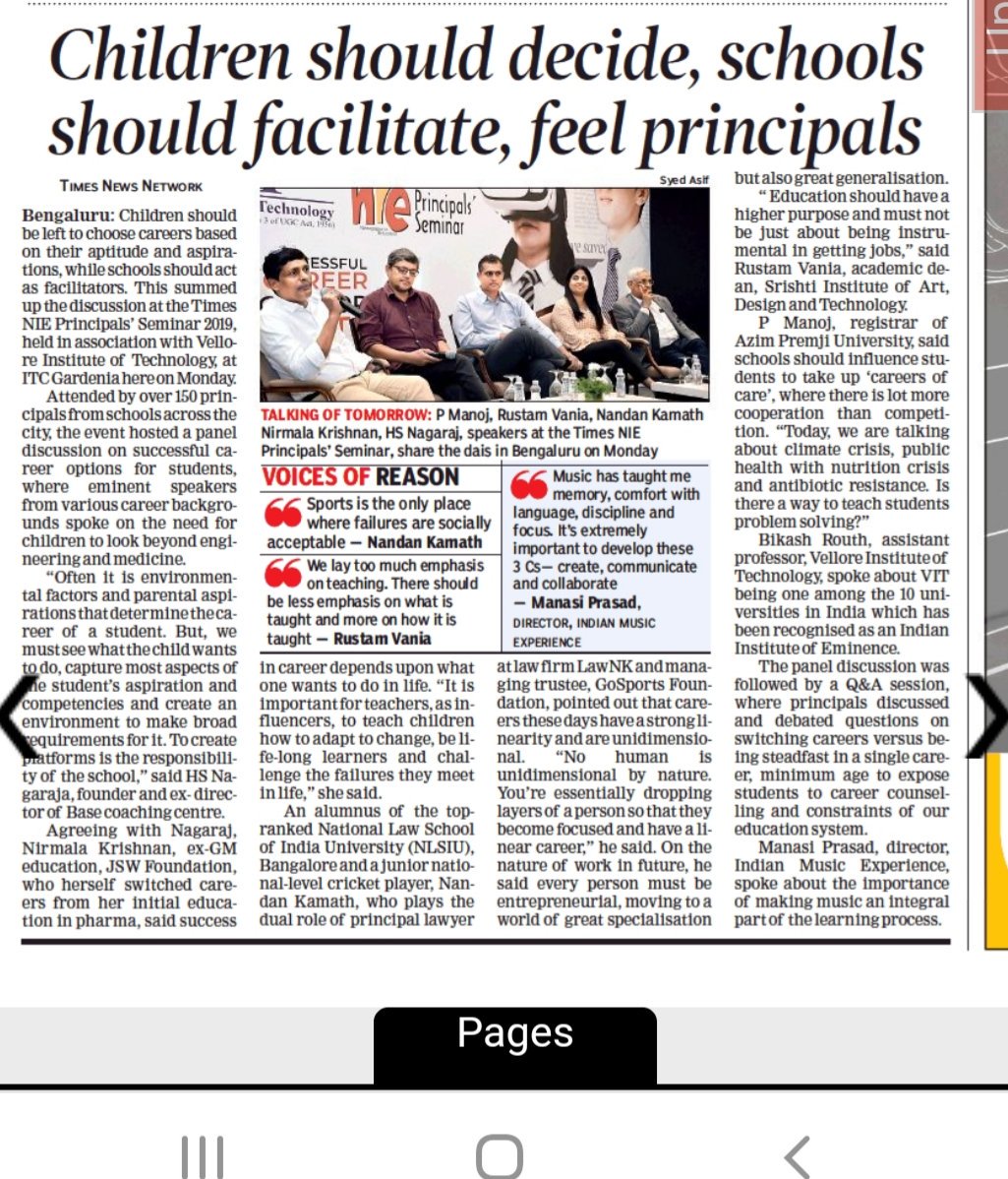 nandankamath's tweet photo. I had the wonderful opportunity to address over 150 school principals at the NIE Principal's Seminar. I used the opportunity to advocate for sport (and all that we can learn from playing and organising sport) to form part of learning structures. #FirstPrincipals #SportsAdvocate https://t.co/GFYy7Lr8Lk