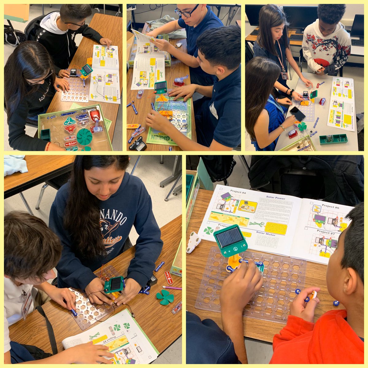 liturriaga_HMS's tweet photo. GTT 2 scholars investigating snap circuit boards. Hands-on, engaging, & great discussions happening in each group. Thatโs the Cavalier way! ๐ช๐ผ @Hernando_MS @PFernandez_HMS @AGallego_HMS @RNava_HMS #TeamSISD #CavTech https://t.co/nVztVvO757
