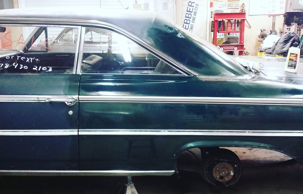 RodsClub's tweet photo. Buffing out ok! #rustrodscc #rustrods #ratrod #rust #rustrodscarclub #patina #project #ratrods #galaxie500 #63galaxie #ford https://t.co/olo1qSPr10