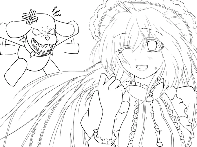 友達の依頼でCLAMPのこばとちゃん描いとりますが、アニメのこばとは可愛いしざーさんの歌聞けるしこばと可愛いからまだ観てない人は絶対観たほうがいい
#CLAMP
#絵描きさんと繋がりたい 