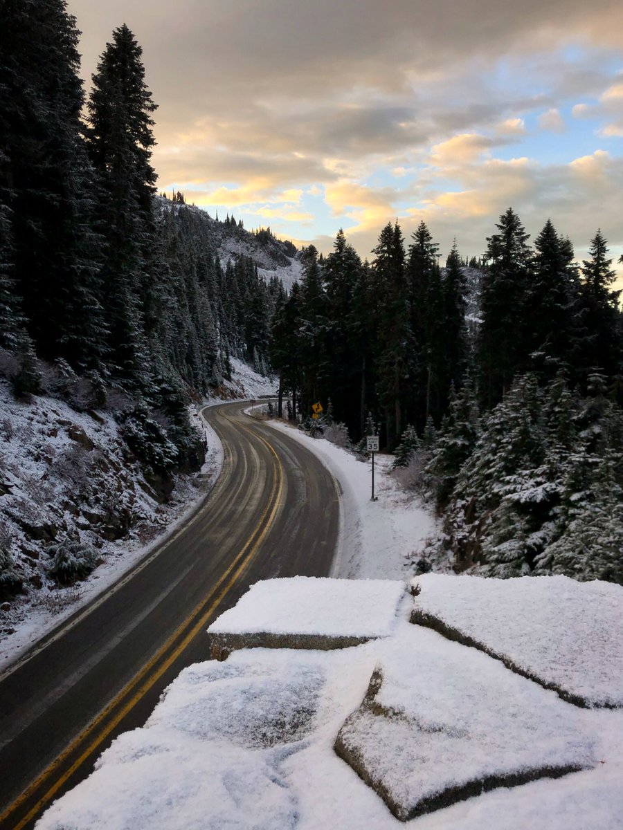 DonClotfelter's tweet photo. Chinook Pass, SR-410 along the Pacific Crest Trail Arch 11/15/19 #PCT #Tipsoo #mountrainier #nationalparks #mathermemorialhighway @ShannonODKOMO @WeLoveWeather @MountRainierNPS @IsMtRainierOut @ErinMayovsky @wsdot_passes @wsdot https://t.co/jzd74phCR5