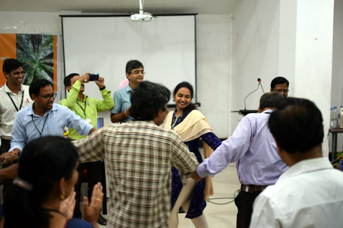 NIST_University's tweet photo. #TransformativeLeadership Retreat concludes at Institute Park, NIST. #Leadership #Creativity #RelaxingMinds #BeingExpressive #FacultyDevelopment https://t.co/85h1STepCY