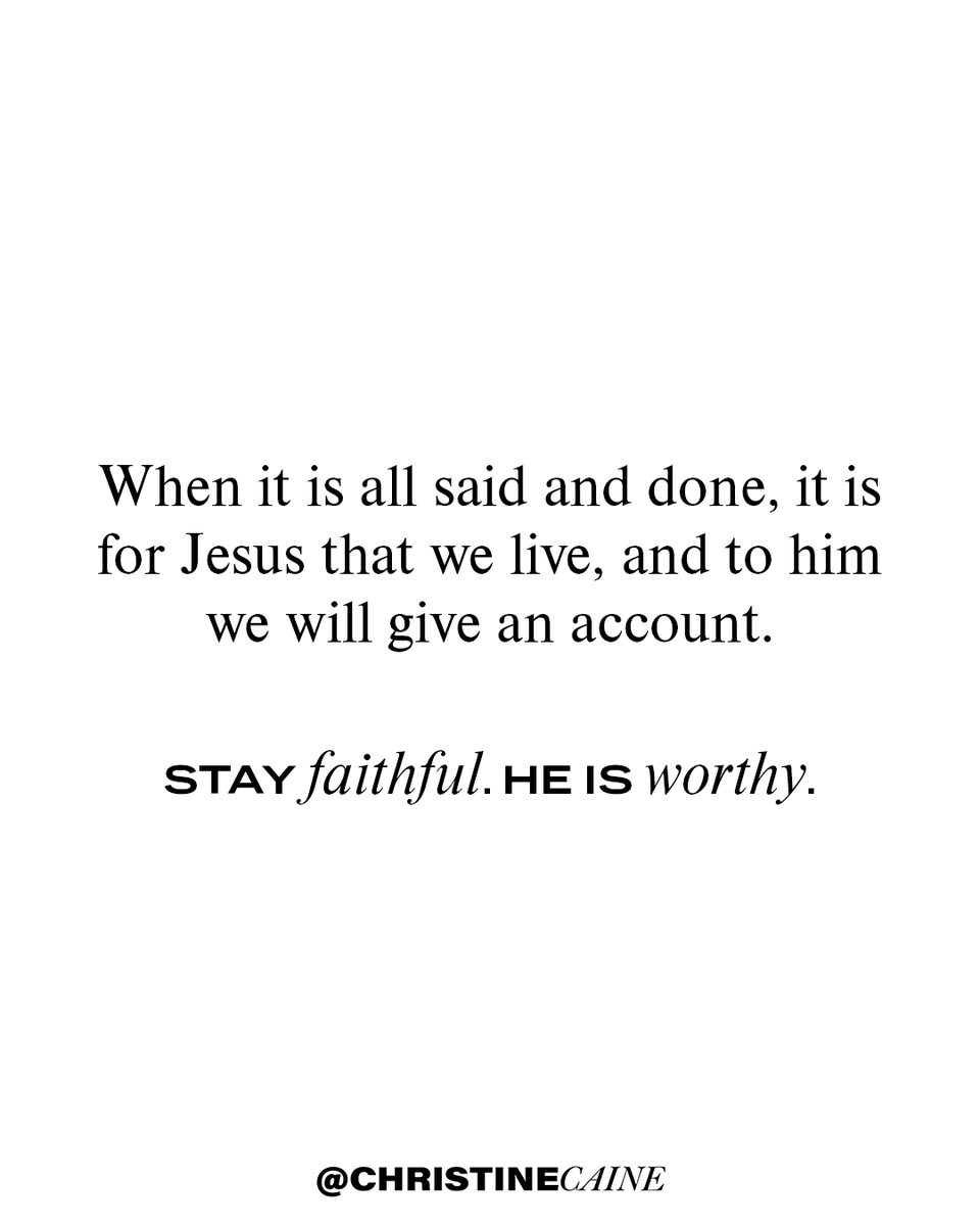 ChristineCaine's tweet photo. Take time today to look back at everything you’ve been through and praise God for what He has done. Your heart will be overwhelmed by His faithfulness, graciousness, and compassion toward you. 💛 https://t.co/lNurUuyjFX