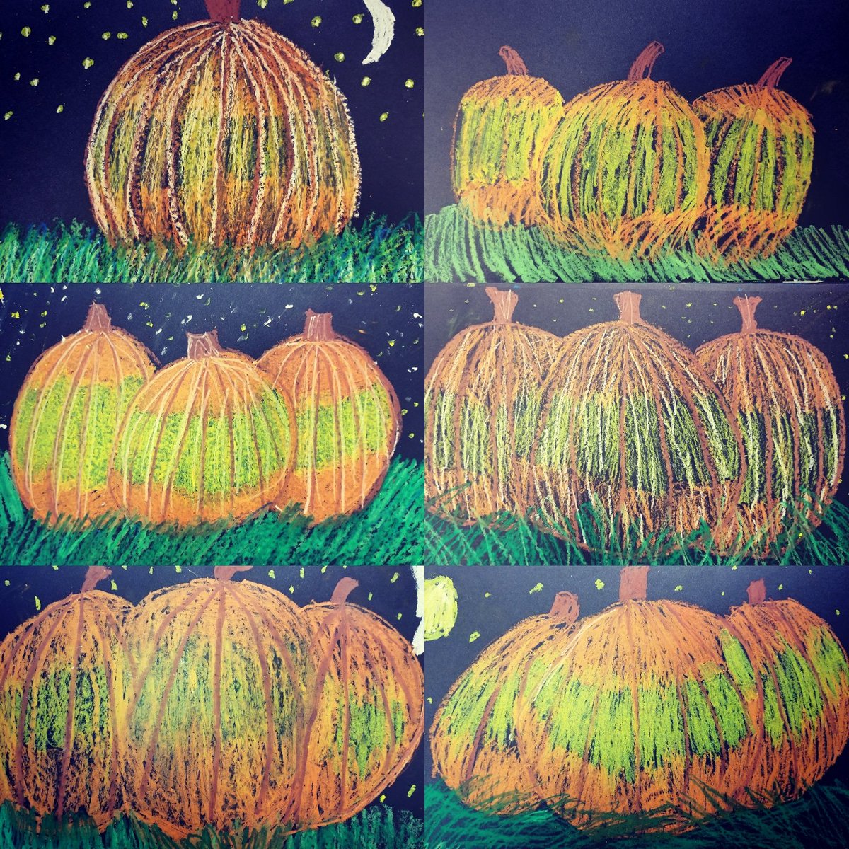 MsGallagherWES's tweet photo. 3rd grade artists are working hard on creating realistic pumpkin drawings this Fall season! #fallart #artmatters #arted #art #pumpkins #elementaryartteacher #elementary #elementaryart #wesart #wayne #rtsdart https://t.co/OJMdJz1J5y