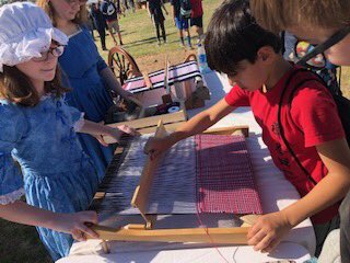 Ashland_Ranch's tweet photo. Fifth graders attended the American Heritage Festival recently.  The field trip was planned for students to observe artisans &amp; trades ranging from colonial times to modern history. They were able to view reenactments of battles &amp; participate in daily living chores. #WeAreAshland https://t.co/kvQ5wIJIbW