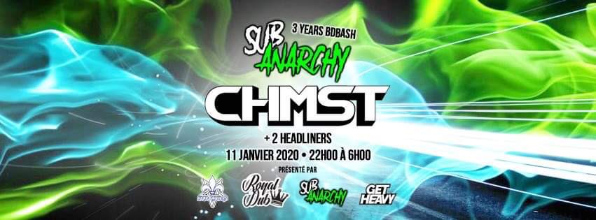 Getheavyla's tweet photo. @_CHMST heading back to Montreal for Sub Anarchyโs 3 year anniversary. #getheavy #dubstep #riddim #chmst https://t.co/WyARJZyU8i