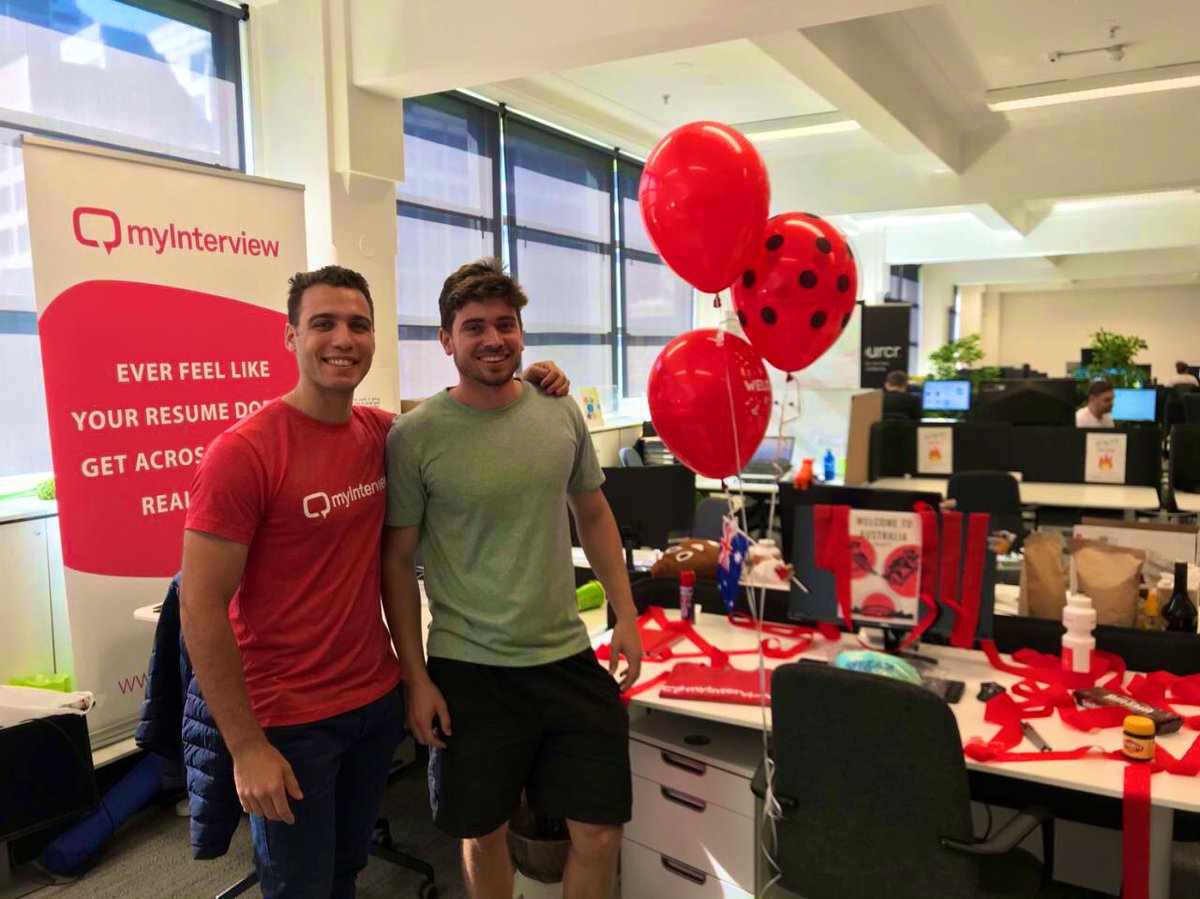 guyabelsohn's tweet image. We have had a bumper few weeks at @myinterview_com                               ➕ We welcomed two new teammates in Sydney across engineering and ML.
📶 255x increase in candidates and video interviews 🎦 Great effort by the entire team! #videointerviewing #hiringtechnology