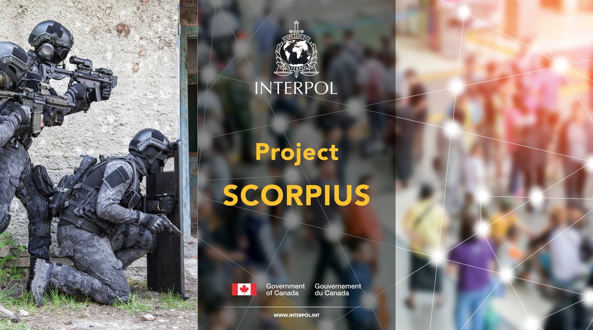 INTERPOL_CBT's tweet photo. INTERPOL #ProjectScorpius visited 8 #ASEAN and #SAARC countries in 2017 to conduct Needs Assesements and plan for future activities.
Funded by π¨π¦
#CounterTerrorism #PoliceTraining https://t.co/PfevBbVDRX