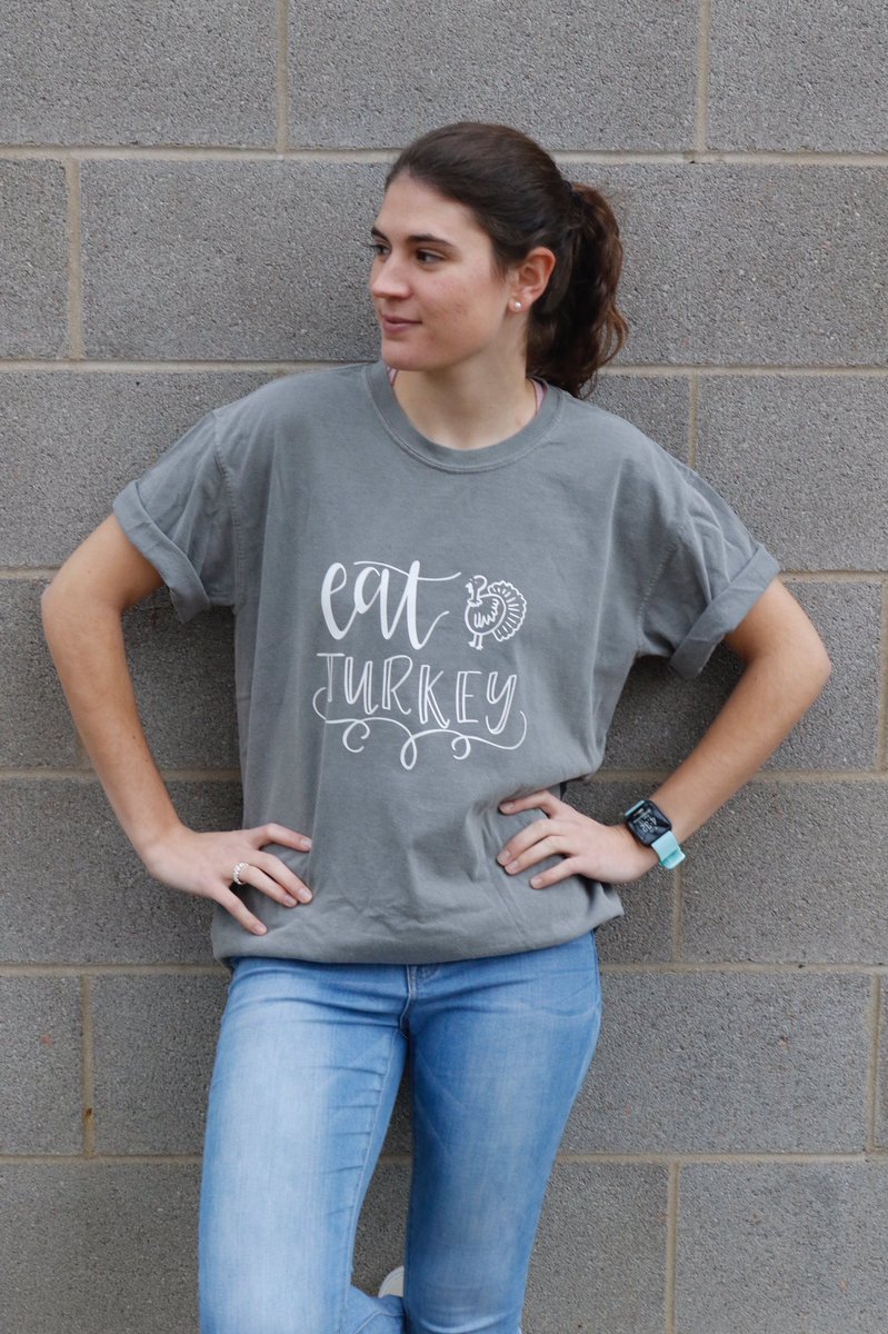 s_s_husky's tweet photo. Day 2 of Thanksgiving Shirts! Get this cute Eat Turkey shirt for your Thanksgiving dinner! Available at my website or message me https://t.co/gGCNBq03o5 https://t.co/fsB28CNdhw