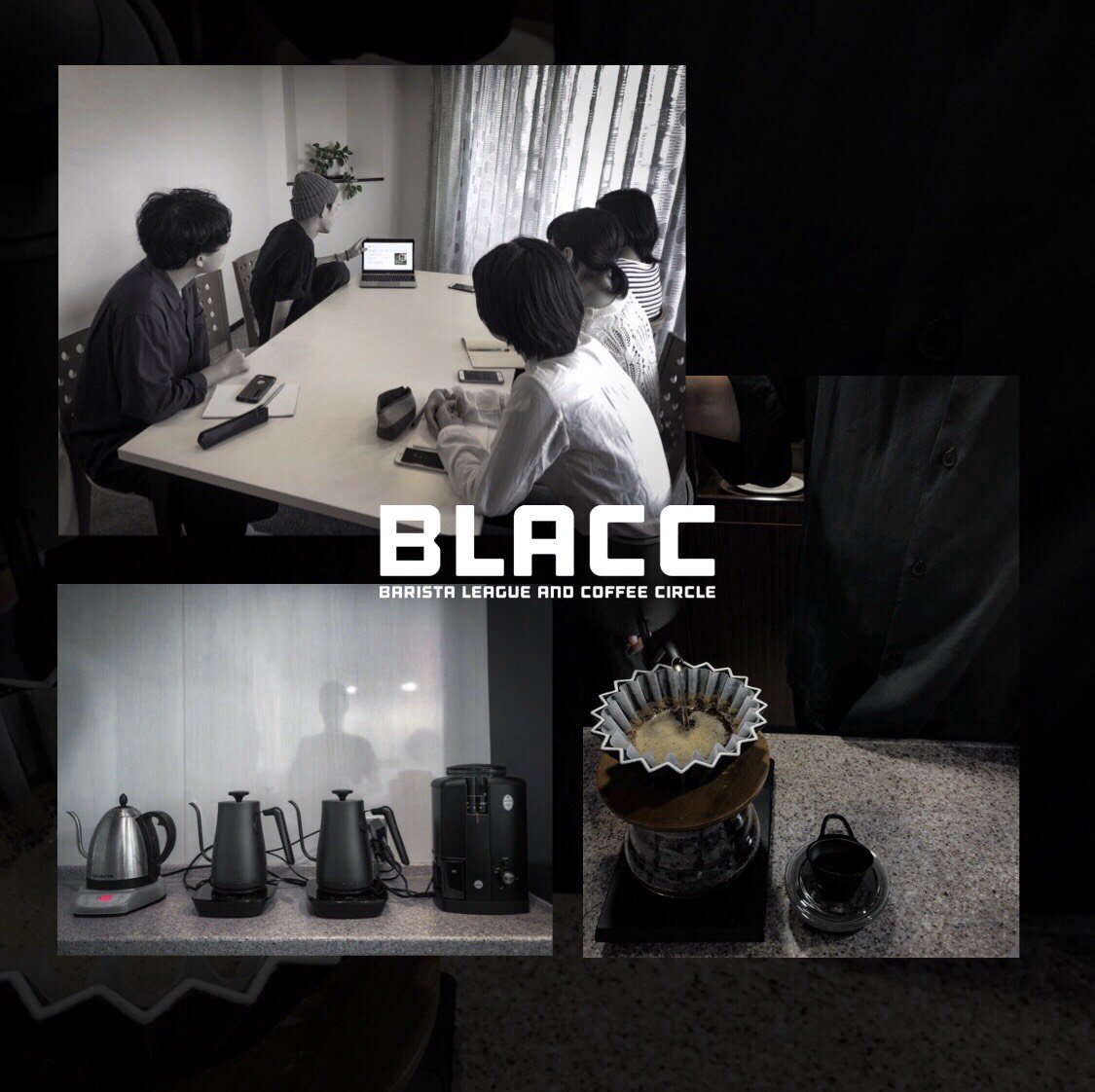 Santa Sun 出店ブース紹介！
『BLACC』
お酒のようなコミュニケーションツールとしてのコーヒーの魅力を広めるために、学生が中心となって、老若男女問わず楽しめる場を提供いたします。

コーヒーやSanta-sunが皆さんの何か素敵な出会いのきっかけになりますように。
