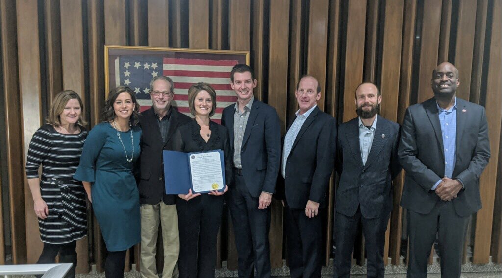 momentumindy's tweet photo. We are so honored to be recognized by the @IndyCouncil this evening! #gratitude #bicycling #indycrit #massavecrit https://t.co/qWwlLN3XCa