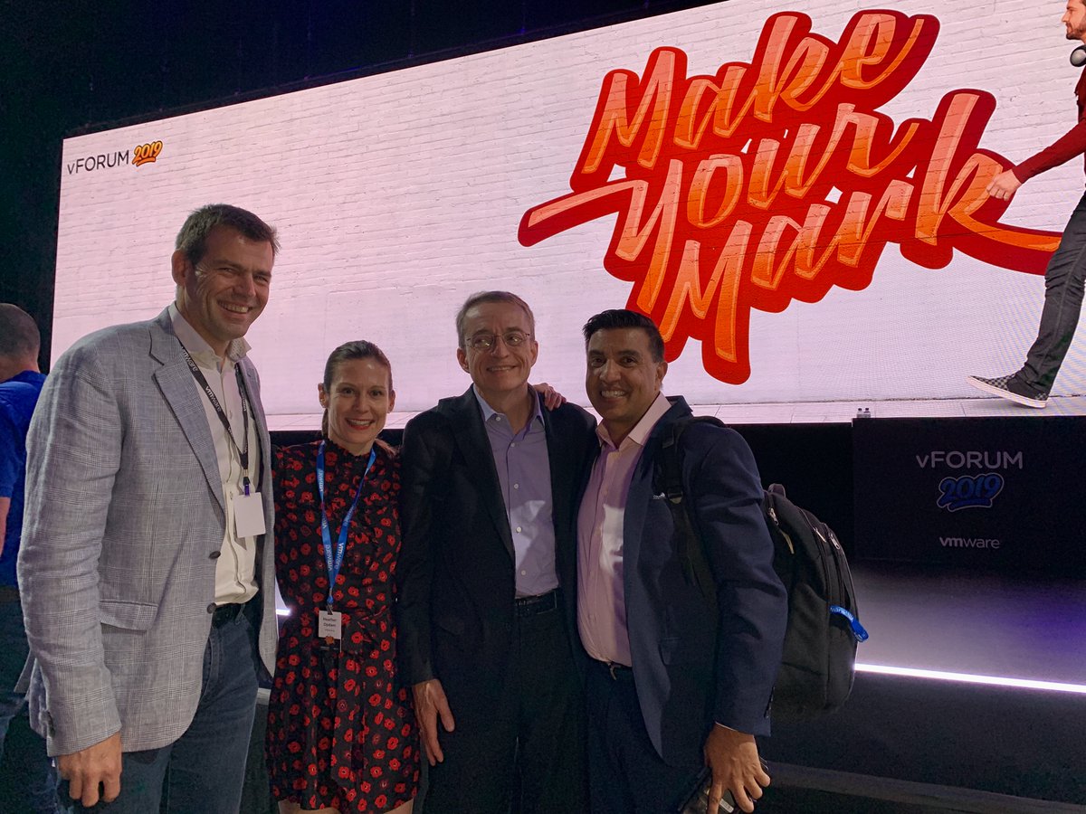 PGelsinger's tweet photo. Was great meeting @OHezz &amp; @OzzieDutch, who are leading a joint #VMware and @awscloud partnership with @blackdoginst to support #MentalHealth research. What a great cause, let me know about the next charity ride! https://t.co/2bF4c1lj6G