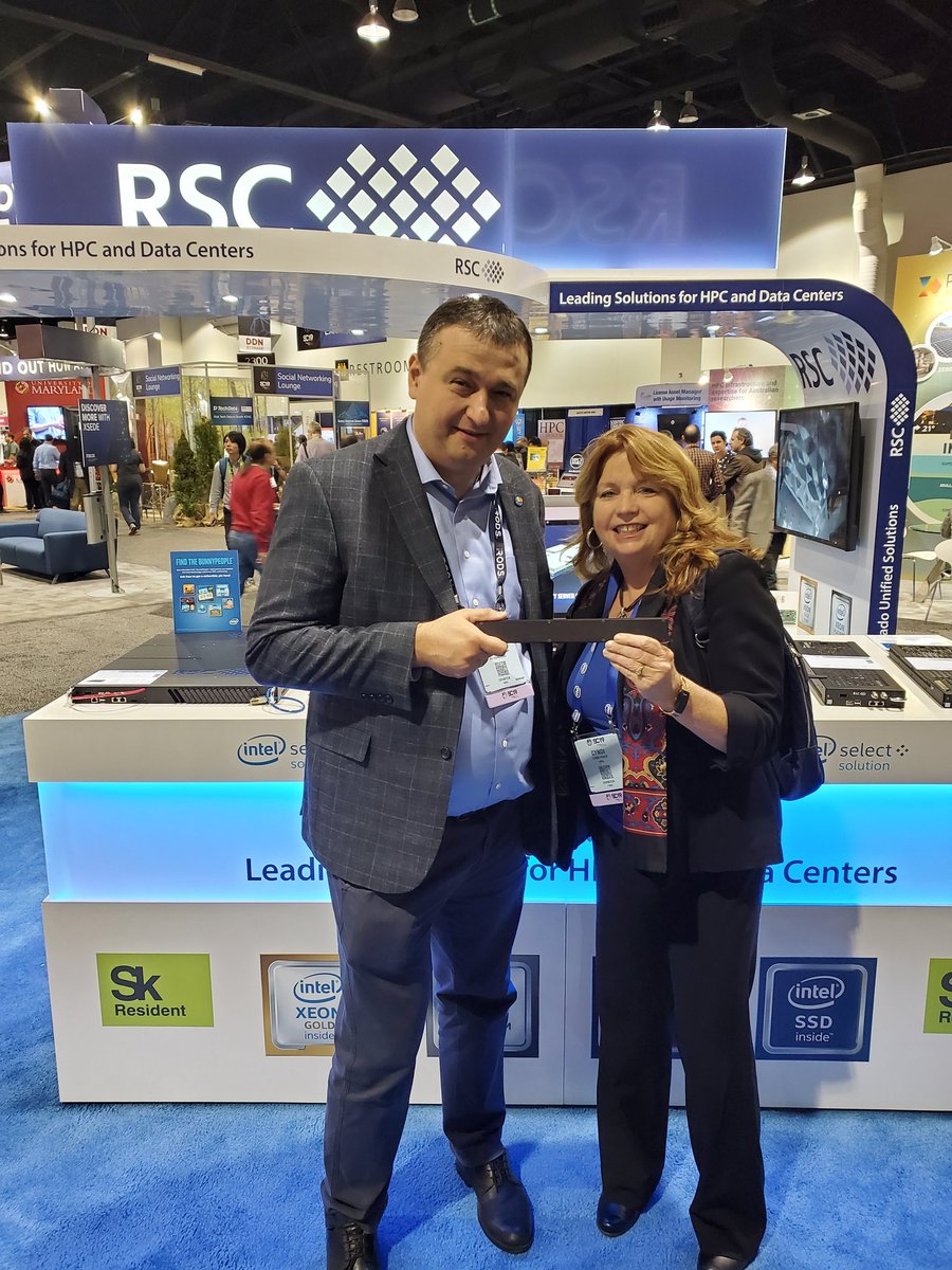 CPeachy7202's tweet photo. Stop by RSC booth @#sc19 to see how they use Intel Optane Technology with Intel 3D NAND QLC EDSFF in their solutions #IamIntel #intelstorage https://t.co/ITb5Wjj7F1