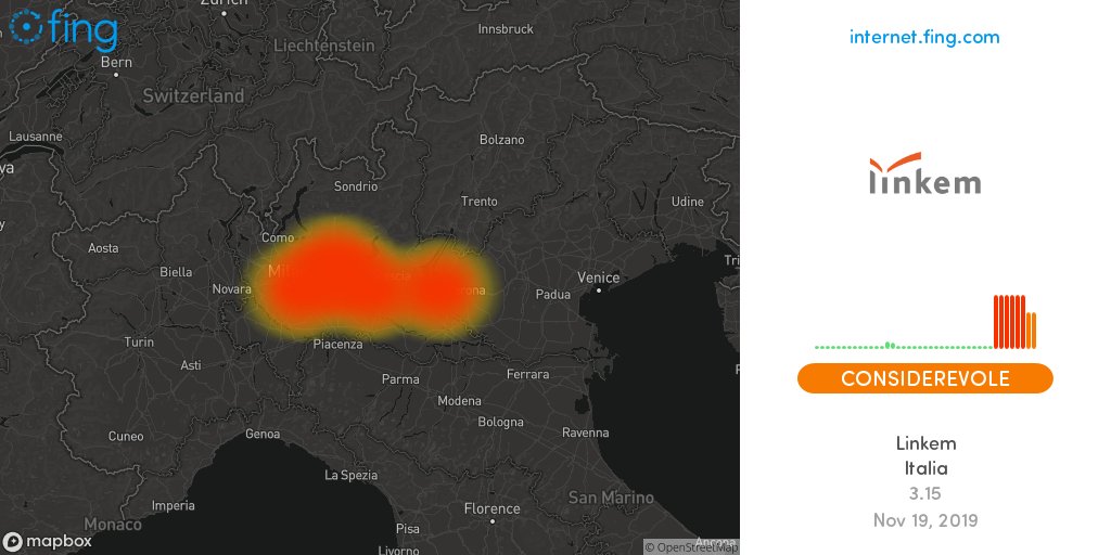 outagedetect's tweet photo. โก Considerevole #disservizio Internet rilevato: #Linkem in #Italia dalle 3.15, con impatto su #Milan #TorboleCasaglia #BrignanoGeradAdda +2 aree
๐ฎ๐น Mappa e analisi live
๐ https://t.co/6gtbRjUJee
#linkemspa #Linkemdown #problemiLinkem #senzainternet #Italy #notte https://t.co/DAlF4w8EZ4