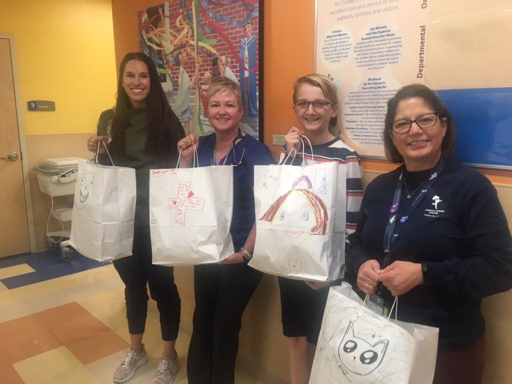 BarraleSamantha's tweet photo. The Kindness Club at #Stober made activity bags for children who are in the waiting room frequently. One of our parents brought them to the Children’s Hospital. @79adicola @JeffcoSchoolsCo @COJasonGlass @healthy_jeffco @JeffcoSels https://t.co/zBA1W0qOyK