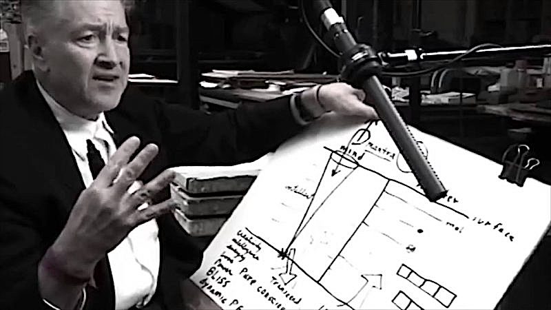 openculture's tweet photo. David Lynch Visualizes How Transcendental Meditation Works with Sharpie &amp; Big Pad of Paper 

https://t.co/ScqUXlSzdD https://t.co/Qjc3eG3w4Q