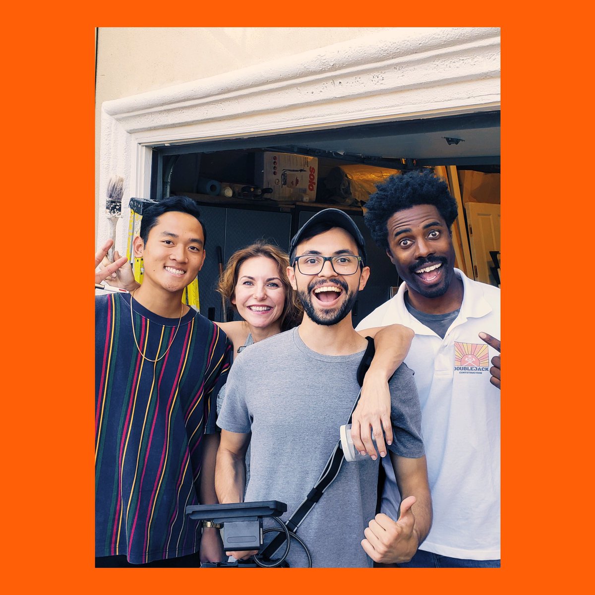 StephanieBGreat's tweet photo. Weβre doinβ it! Double Jack Series in the makinβ w/some of the funniest & best guys Iβve ever met! #doublejack #doublejackseries #comedy #construction #quibi #williemacc #film #stephaniestern #alduspuyat #dylanlloyd https://t.co/fQdtT2v9HL