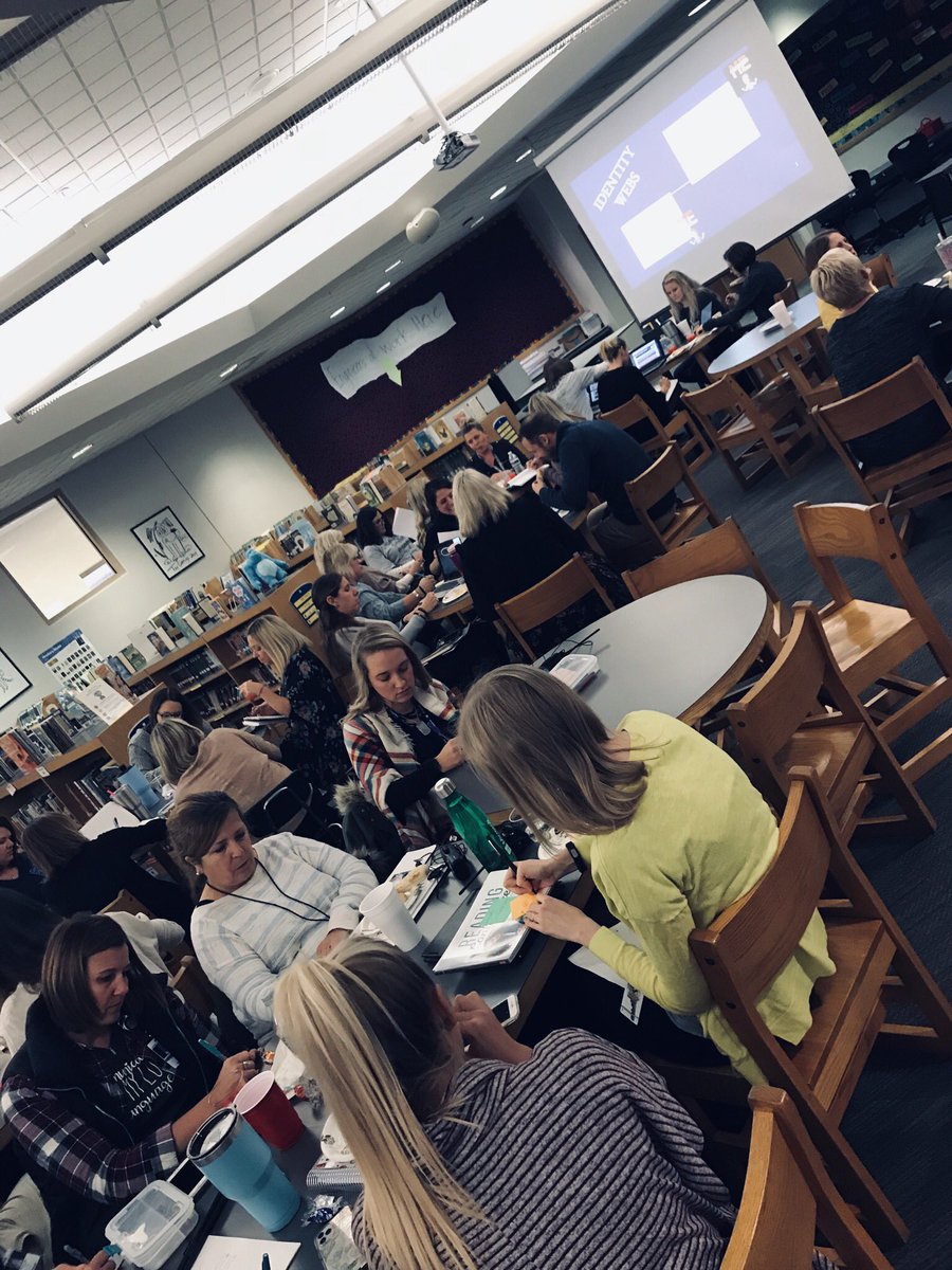 identity webs kick started our <a href="/TowneMeadow/">Towne Meadow</a> staff meeting today, and then we dove right in to more <a href="/JSerravallo/">Jennifer Serravallo</a> work with conferring 📖 🥳 <a href="/MrsPutman1/">Lindsey Putman</a>