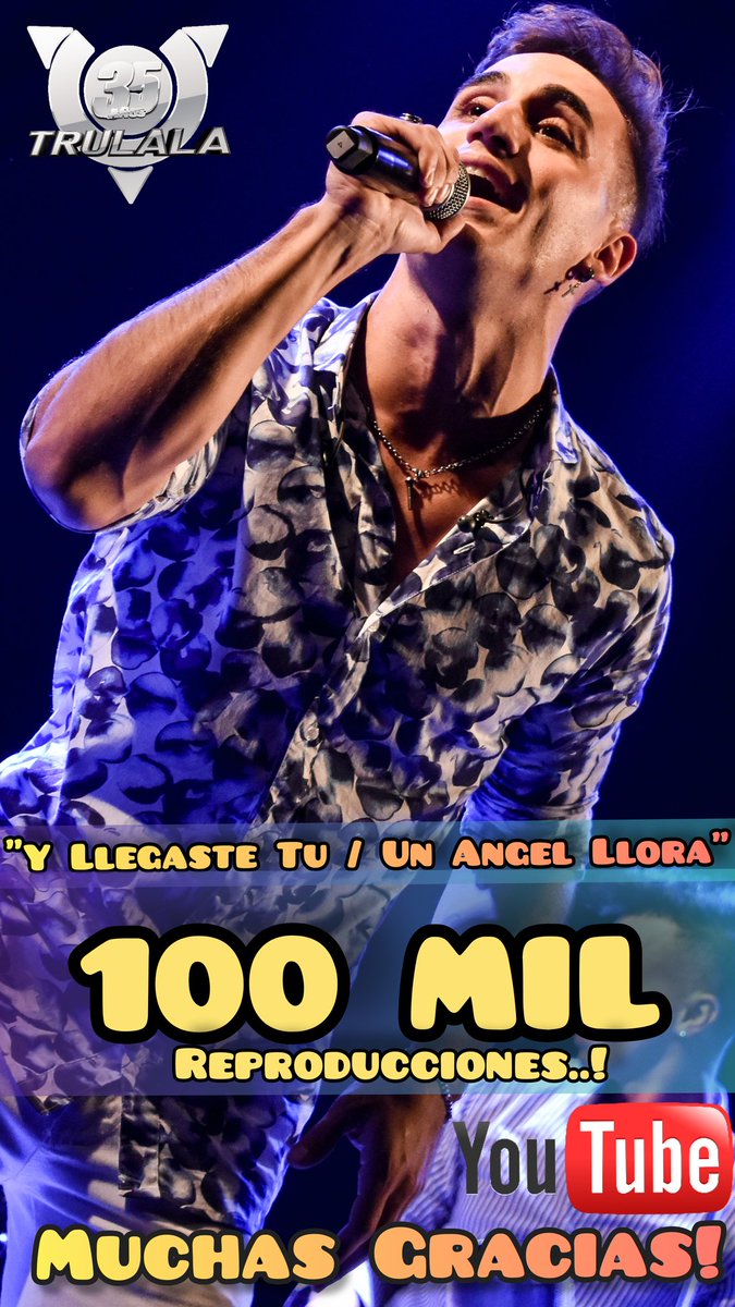 GinoRodriguezOk's tweet photo. 🙏🏼..100 mil Gracias! #YLlegasteTu #UnAngelLlora 
https://t.co/qx3IrEVNc8
@TrulalaOficial https://t.co/9nyQe3bNoV