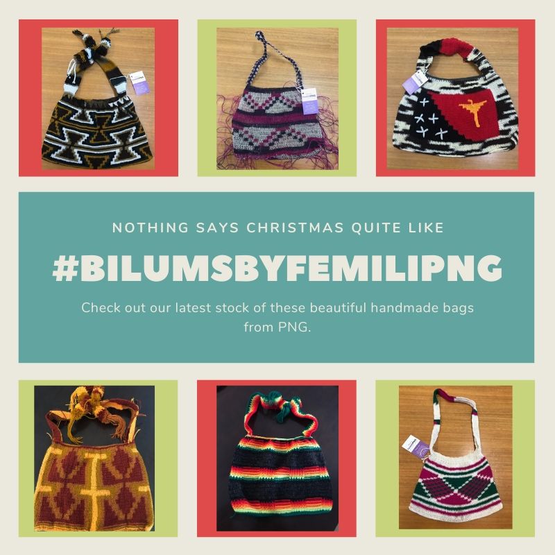 FemiliPNG's tweet photo. Last chance to place your order for #bilums this Christmas! Not only do these beautiful handmade bags make the perfect gift, but your purchase will also support survivors of #FSV in PNG. Please place Christmas orders by Thurs 12 Dec. #BilumsByFemiliPNG
https://t.co/h5f6P4tyHk https://t.co/I4Edj3HdeB