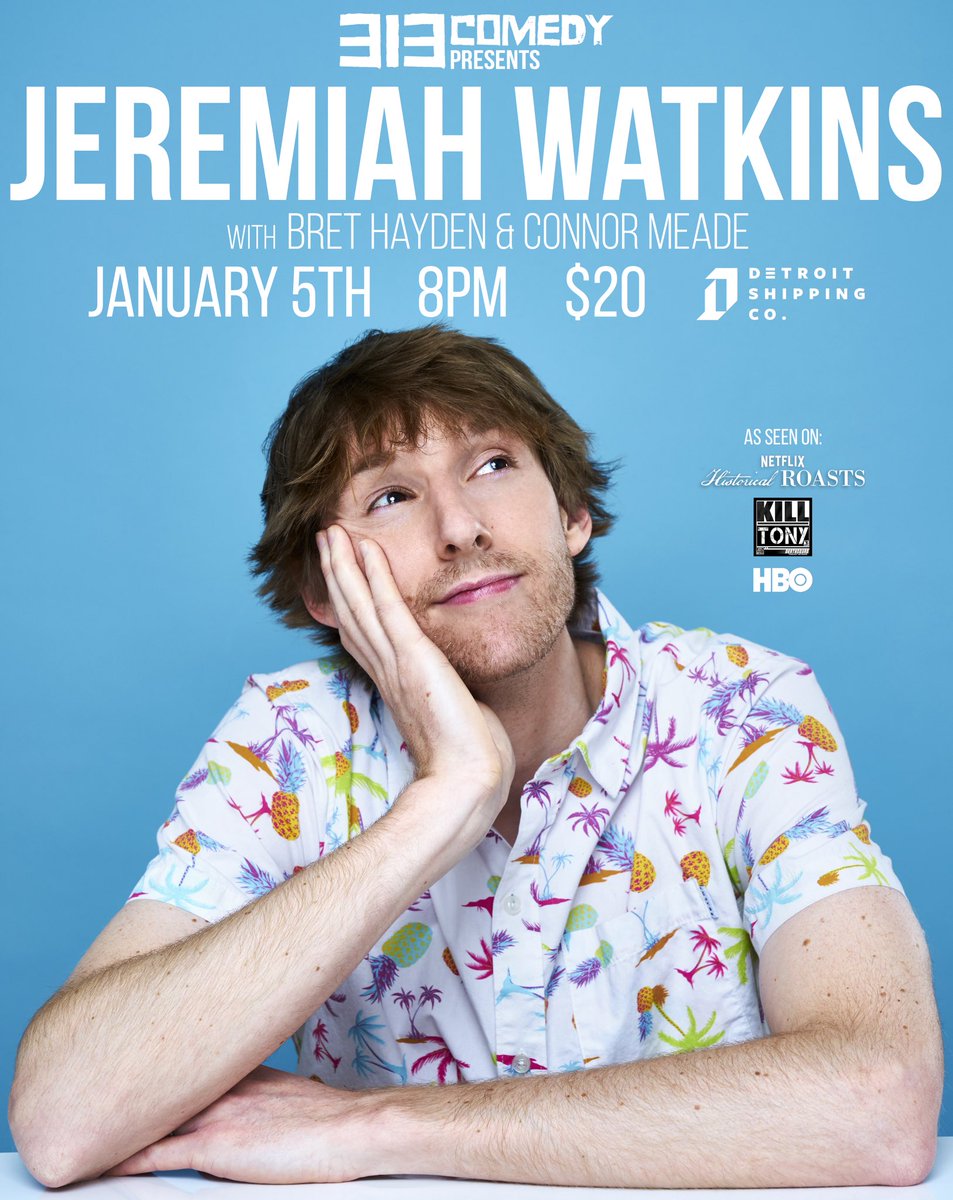 313ComedyShow's tweet photo. Check it out: @JeremiahStandup is coming to #DetroitShippingCompany! https://t.co/0xfc5gdlIA