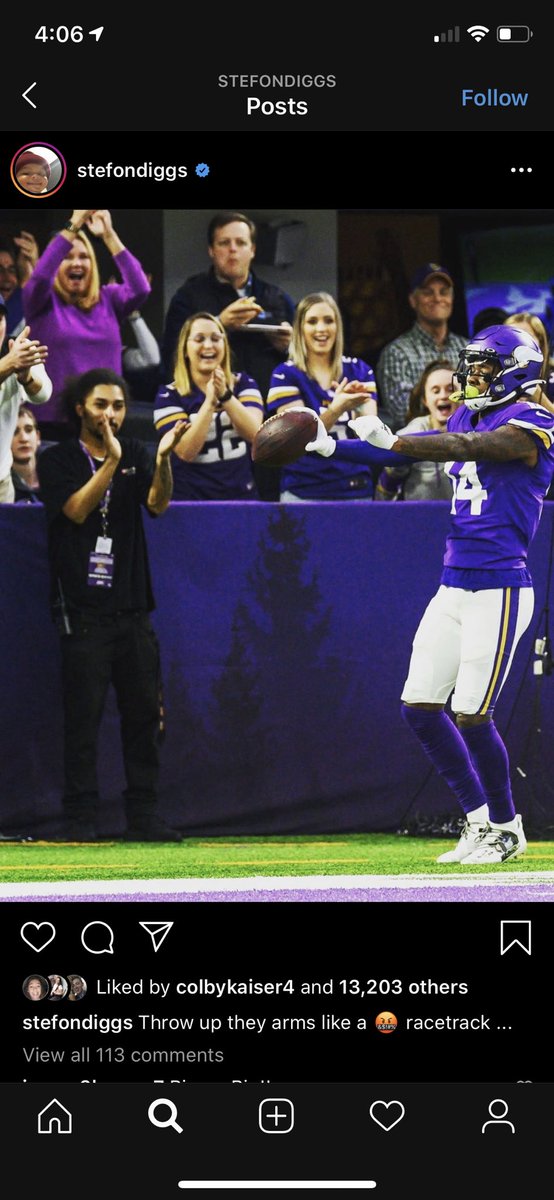 <a href="/haleykeizer/">Haley Keizer</a> and I are in Stefon Diggs insta post so dont talk to us cause we’re basically famous now