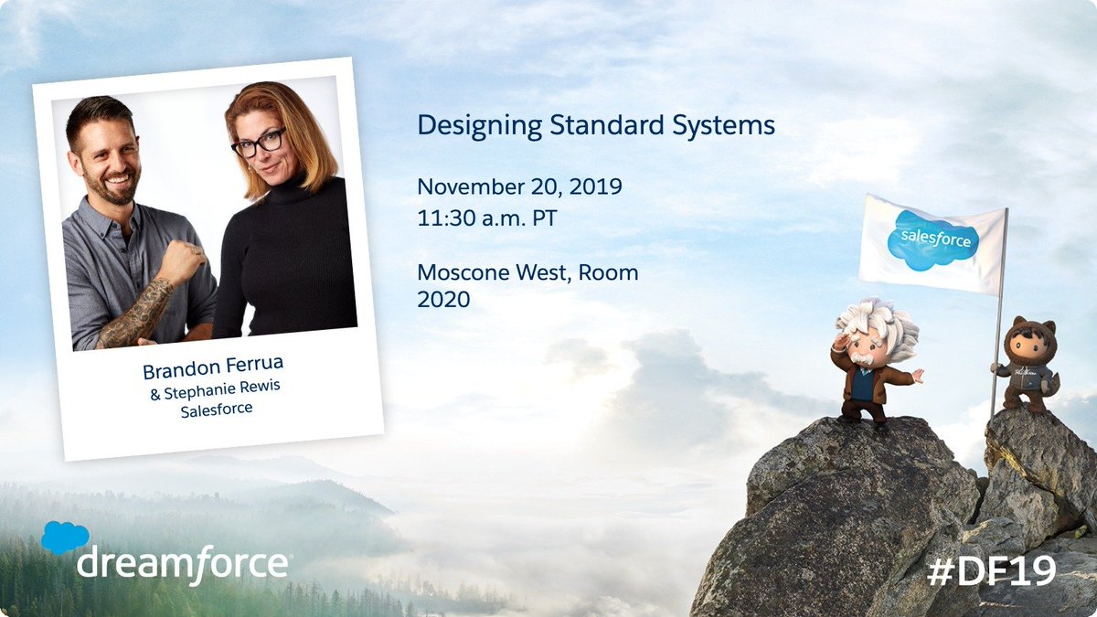 stefsull's tweet photo. Hey @Dreamforce folks! @bferrua and I will be sharing what we're doing at @SalesforceUX around Web Components and the new styling API SLDS is creating. If you're interested in seeing the future, add us to your agenda. #DF19
https://t.co/TlDfb7qFQN https://t.co/X7sfQDpe7T
