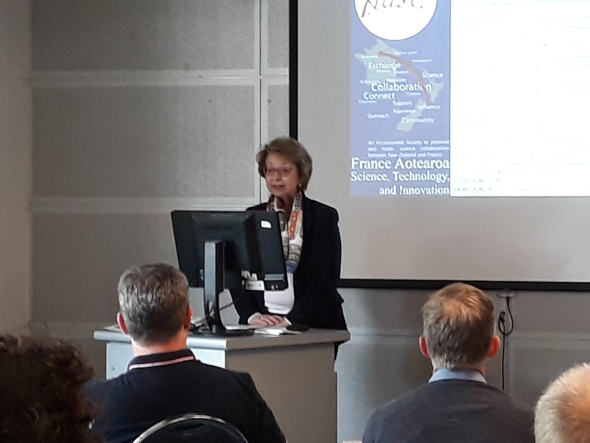 FAST_NZ's tweet photo. Now we have the French Ambassador in NZ talking about France and Aotearoa NZ science collaboration #FAST19 @AmbafranceNZ https://t.co/5ejqHgNnZM