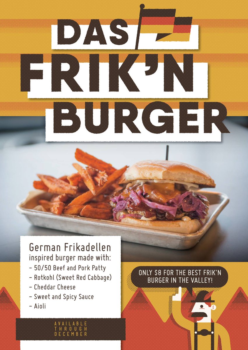 The best Frik'n Burger in Cache Valley is back! Enjoy this deliciously flavorful combination now.