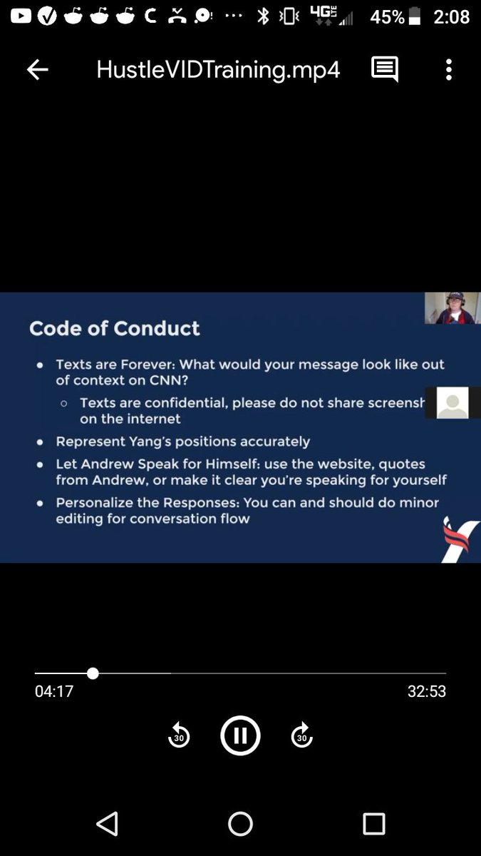 tuser5555's tweet photo. @ZachMontellaro @marchandsteve @TomSteyer @AndrewYang Guys just install the Slack app n then watch the training video (video loads on a phone, sometimes - desktop/laptop is better) n take a short quiz to b set up for #TextbankingforYang! #YangGang #textbankgang #textbanking #textbankforYang #YangTheGOAT #YangMediaBlackout #Yang2020 https://t.co/u6Z98XknNY