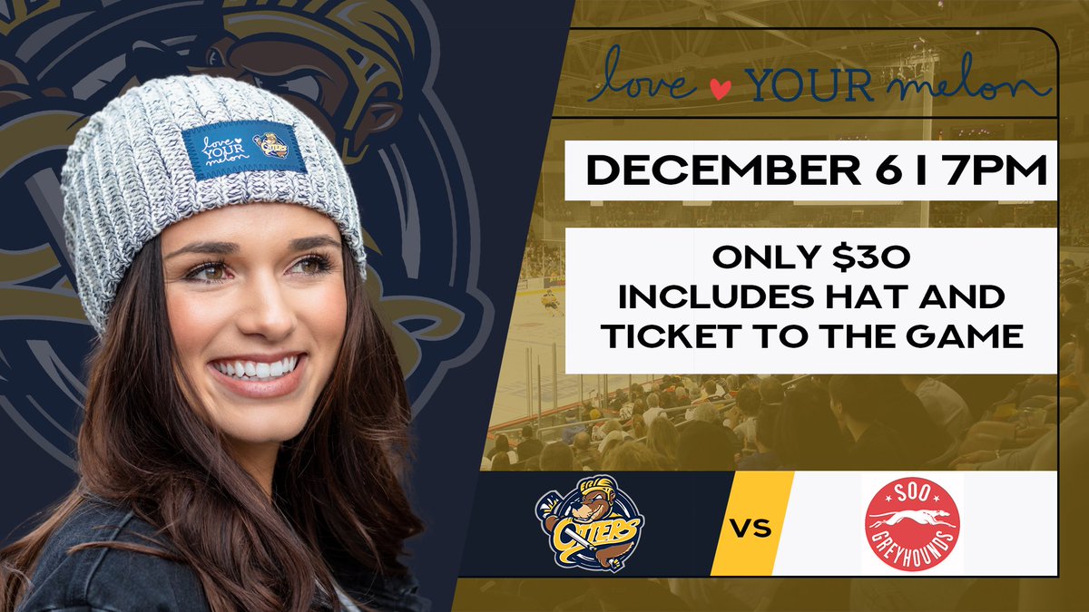 ErieOtters's tweet photo. 🚨CONTEST TIME🚨 Want to experience the suite life @ the EIA?❤️&amp; RT this tweet to be entered to win suite tickets for Saturday's (11/23) @ErieBayHawks game! Double your chances of winning by purchasing a Love Your Melon night package! (previous purchases automatically entered) https://t.co/S7foMjpWti