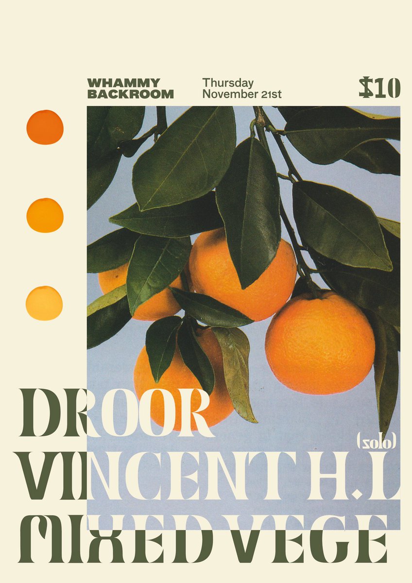 S
H
O
W

this THURSDAY NIGHT
@ Whammy Backroom
yous/us, times/good