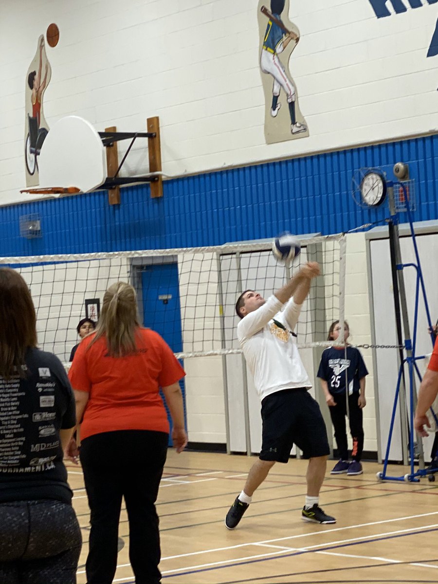 olsnpsc's tweet photo. We begun our “Bullying Awareness and Prevention Week” by having a staff v.s students volleyball match! https://t.co/NIAGMrhSH3