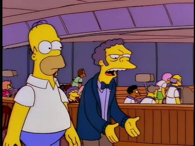 Simpsons_tweets's tweet photo. "Man, you go through life, you try to be nice to people, you struggle to resist the urge to punch 'em in the face, and for what?" https://t.co/xRRC333DqM