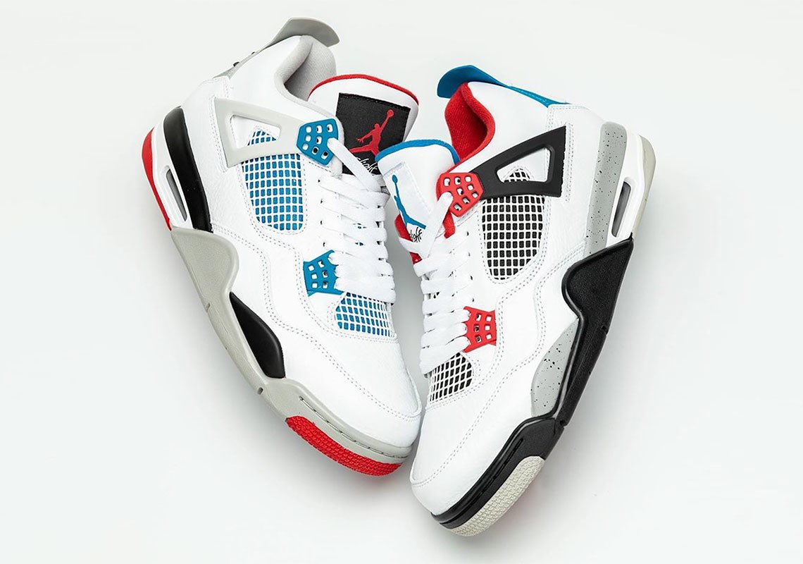 ScoutSneaker's tweet photo. ‘What The’ Air Jordan 4 is releasing November 23rd. Retail of $200. #jordan4 #nike #sneakernews #sneakerhead #SaturdayMotivation https://t.co/lf9eoWo9EN