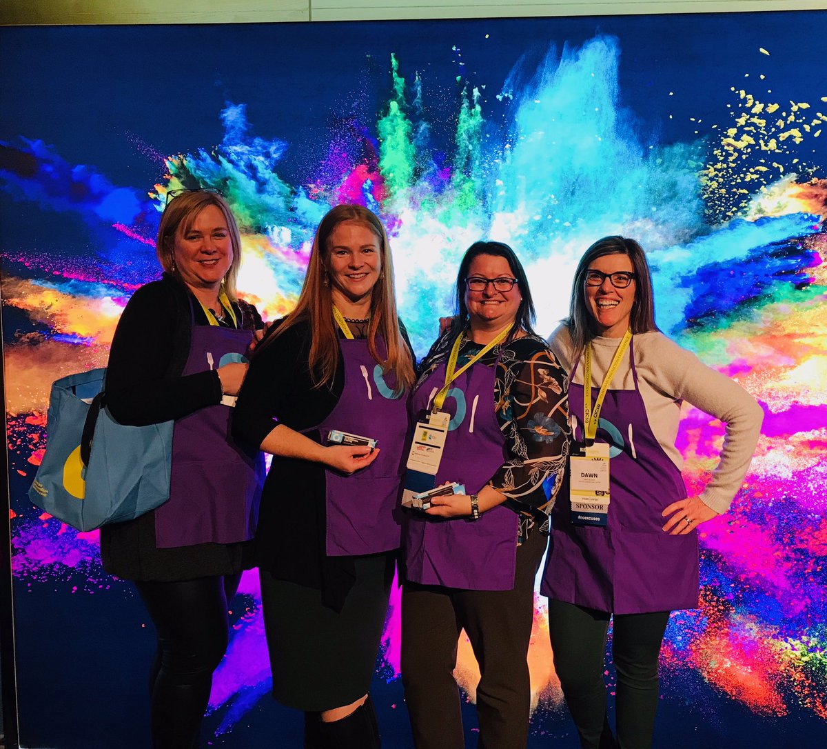 hfxconventions's tweet photo. We’re having a blast at #PCMA2019 with our Team Halifax #EastCoastHosts! Don’t forget #eventprofs to check inside your #NovaScotia @Peacebychoco for a special treat ;) https://t.co/ujVTHWnmeo