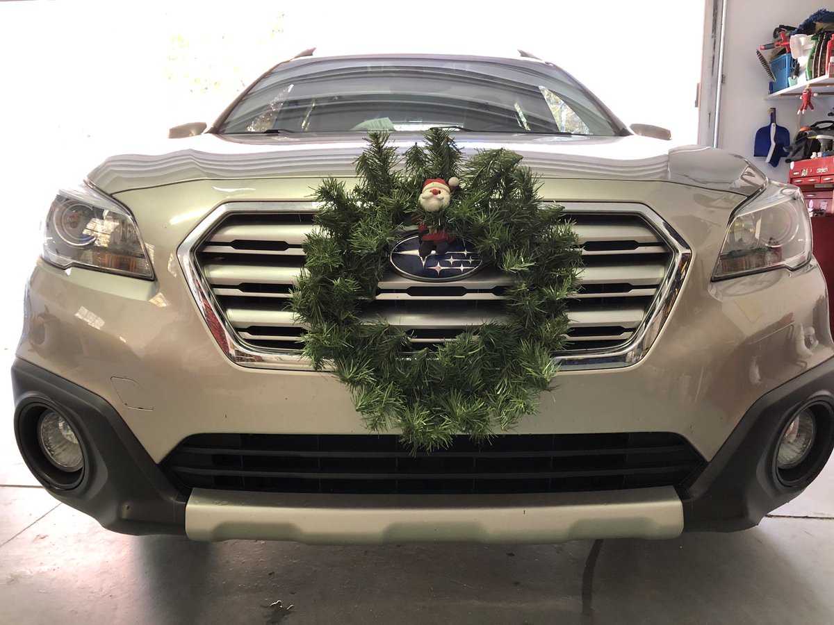 k9kayaks's tweet photo. #FestiveOutback #santa #wreath #subie #outback #boxerengines #christmasoutback #subaruoutback @Subieville @subaru_usa @GeeksFishToo @Sadieisonfire @subaruoutbacks @LucyFan4 @welshwitch78 @Shenandoah4 @ChristmasCount @christmas_clock https://t.co/SxiPpeTQe1